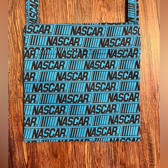 EUC NASCAR Crossbody bag. Two pockets. Strap is NOT adjustable. Blue & black. - Picture 2 of 10